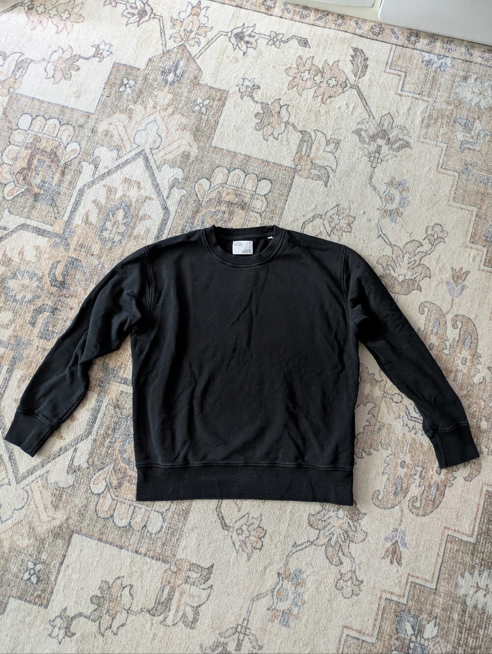 Colorful Standard Black Crewneck Sweater